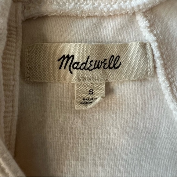 2/$30 Madewell crewneck pullover long sleeve top Ivory SZ S - Picture 8 of 14